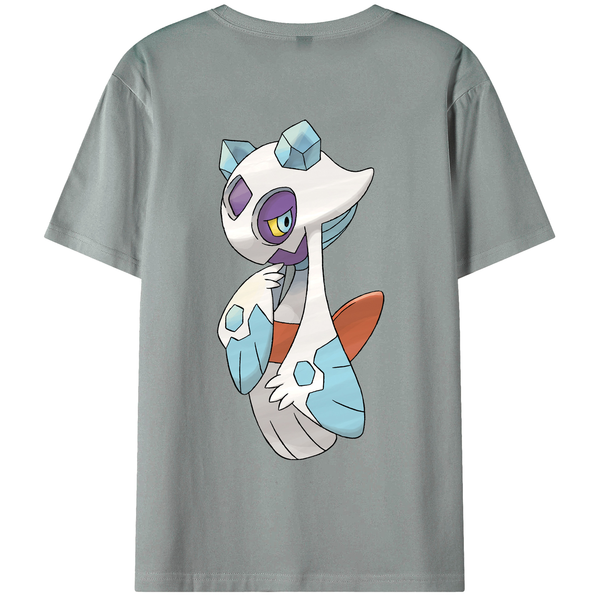 （画像用） ポケットモンスター Pokémon 綿100％ メンズ半袖Tシャツ（バックプリント） 通気性